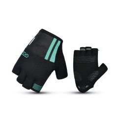 GUANTES CICLISMO GES COURSE NEGRO/VERDE