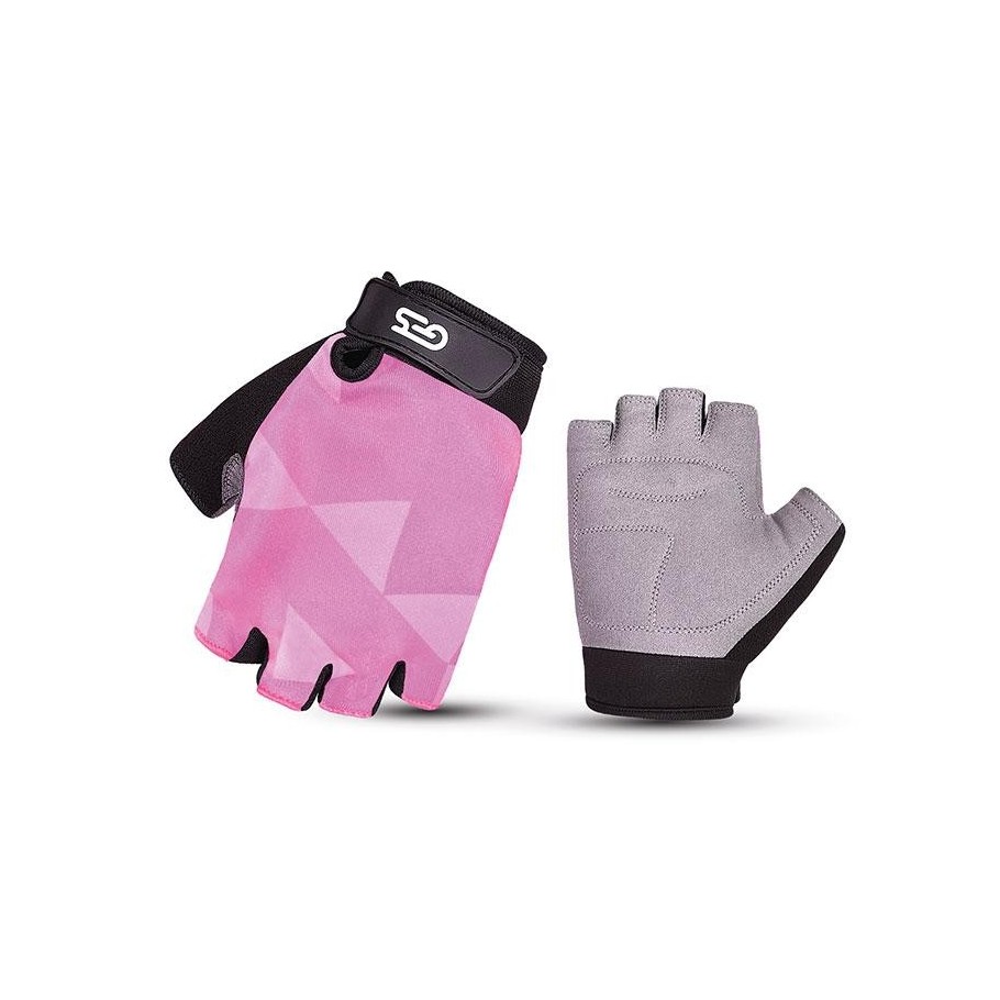 GUANTES CICLISMO GES REBEL KID ROSA