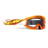 GAFAS FMF POWERCORE ASSAULT GREY - CLEAR LENS