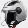CASCO JET LS2 AIRFLOW OF562 SOLID, SILVER