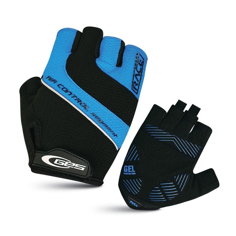 GUANTES CICLISMO GES RACE AZUL