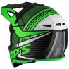 Casco Cross SWAPS S818 Blur Negro / Verde Mate