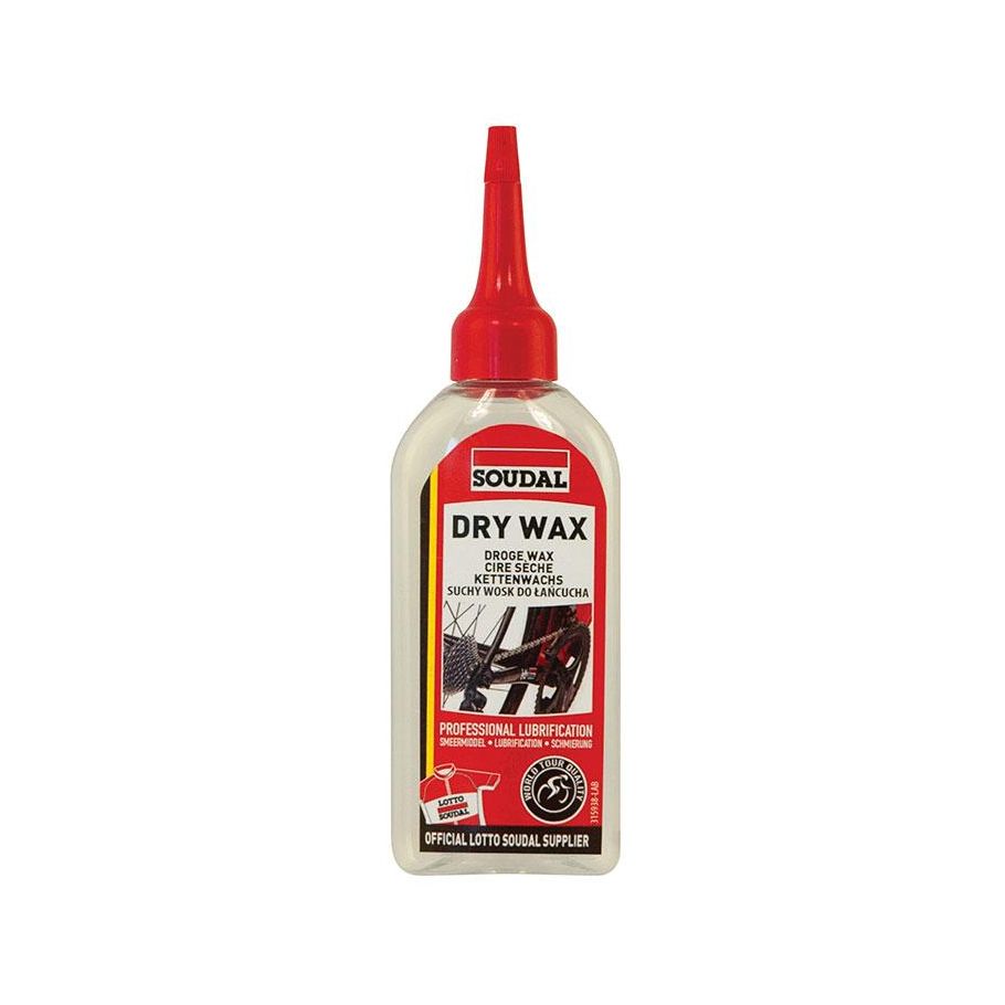 Cera lubricante en seco para cadena Soudal 100 ml.