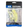 Cable de recuerdo Oxford OF390 para bloqueo de Disco Motocicleta, Color Amarillo