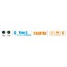 Faro bicicleta Ridres XP-4.9 Premium