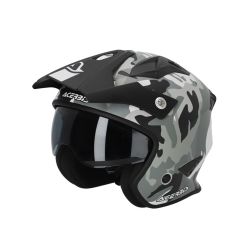 Casco Motocicleta Jet ACERBIS Aria 22-06 Camuflaje, Talla M
