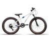 Bicicleta JL Wenti 24" niño Fat200 1x7Vel C/Susp Blanca 2025