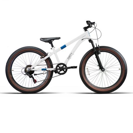 Bicicleta JL Wenti 26'' Fat200 1x7Vel C/Susp niño blanco 2025