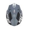 Casco Motocicleta Jet ACERBIS Aria Sport Gris-Rojo