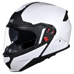 Casco Modular SMK Gullwing Solid Blanco Brillo