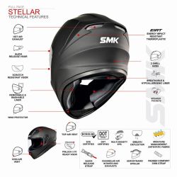 Casco Integral SMK Stellar