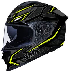 Casco Integral SMK Titan Panther Neg. Ma./Gris/Amarillo T.M