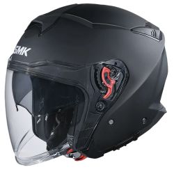 Casco Jet SMK GTJ Solid Negro Mate