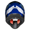 Casco Cross SMK Allterra Maverix Azul/Negro/Blanco