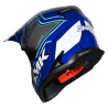 Casco Cross SMK Allterra Maverix Azul/Negro/Blanco