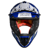 Casco Cross SMK Allterra Maverix Azul/Negro/Blanco