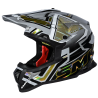 Casco Cross SMK Allterra X-Aces Gris/Negro/Naranja